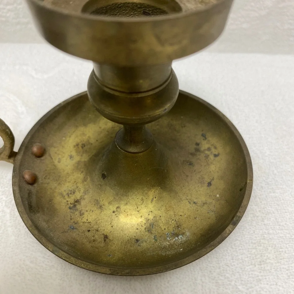 Vintage Brass Candlestick Holder Ornate‎ Small Taper Candle Holder Dinner Table